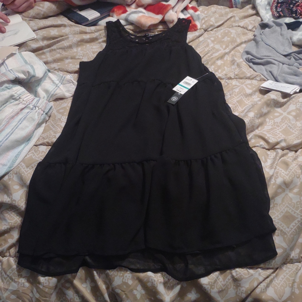 black dress
